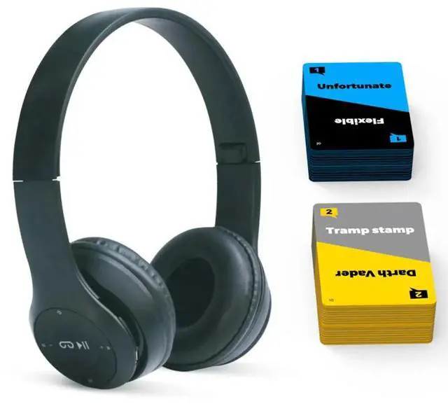 Alt view image 2 of 3 - Uncensored Lip Reading Party Game Card Game Based On The Headphone Challenge for 2+ Players