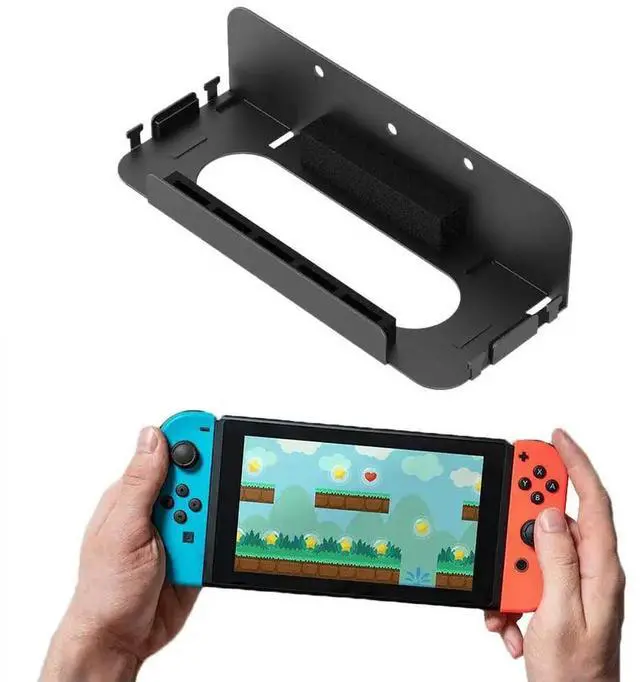 Alt view image 2 of 3 - l Wall Bracket with 5 Game Card Holders and 4 Joy-Con Brackets Console Holder Stand for Nintendo Switch2 Accessories