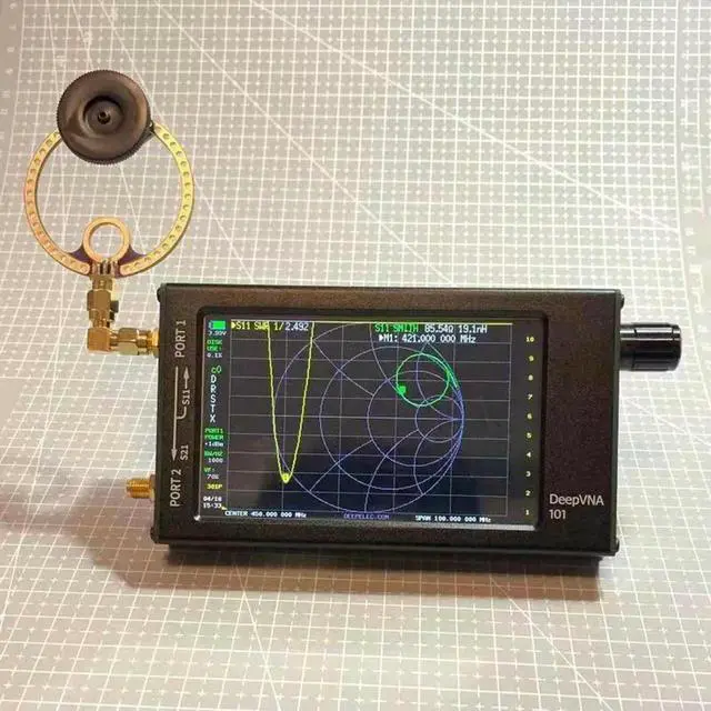 Alt view image 3 of 3 - 2pcs Mini Loop Antenna 400M-470MHz 80M-150MHz Radio Antenna SMA Interface FM Antenna for HFDY Malahiteam DSP DSP2 Radio Receiver