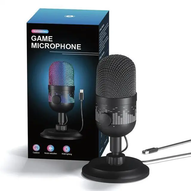 Alt view image 2 of 3 - USB Condenser Microphone 192KHz/24Bit Computer Microphone PC Mic for Studio Recording Streaming Content Creation