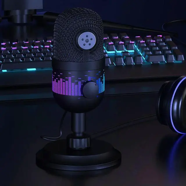 Alt view image 3 of 3 - USB Condenser Microphone 192KHz/24Bit Computer Microphone PC Mic for Studio Recording Streaming Content Creation