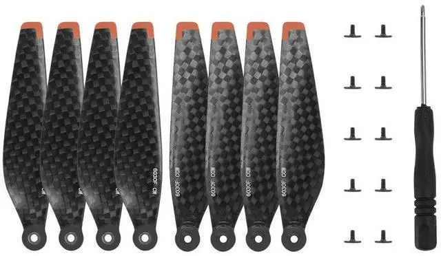 Main image of Carbon Fiber Propeller Props Blade Quick-release Drone Wing Fans Replacement Propeller Blade Kits for Mini 3 Pro