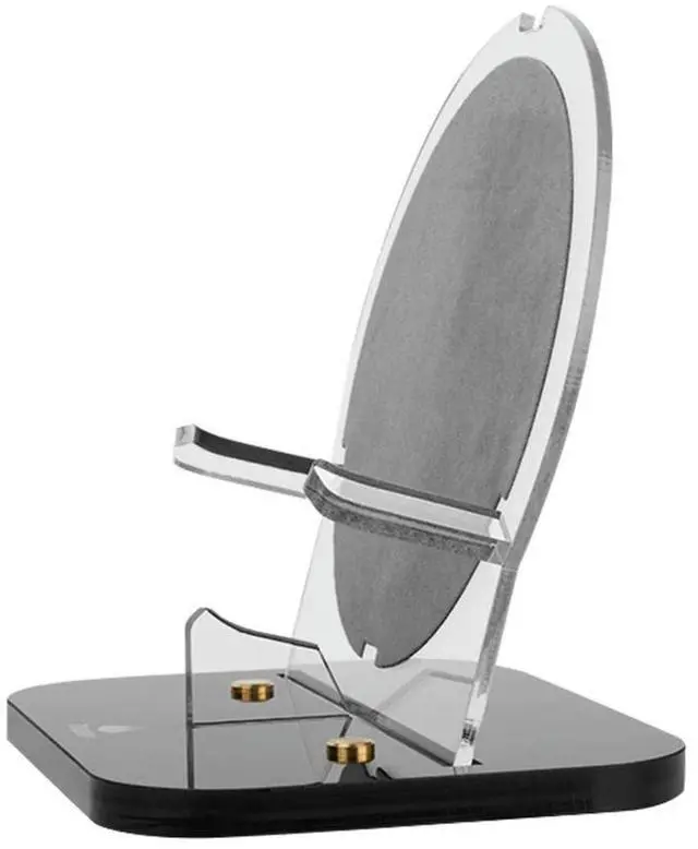 Alt view image 2 of 3 - Acrylic Speaker Desktop Stand Screw Fixation Sound Box Stand Anti-slip with Cushion Pad Accessories for Beosound A1/A1 2nd