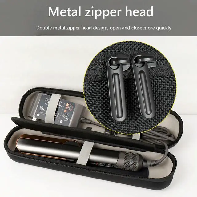 Alt view image 3 of 3 - EVA Portable Travel Bag Shockproof Hard Case Anti-Scratch Dust-Proof for Airstrait HT01 Hair Straightener