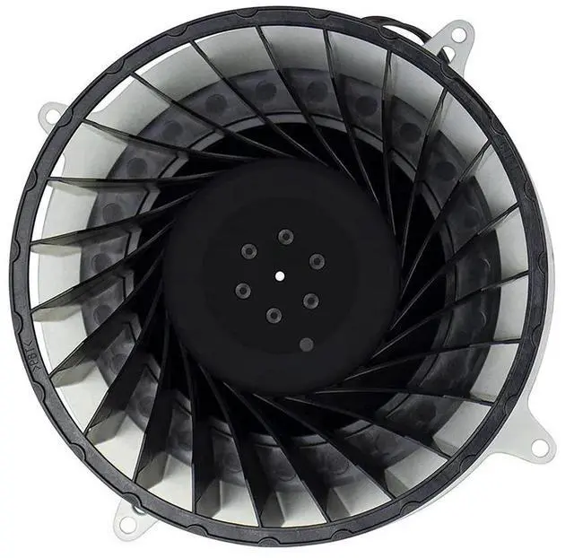 Alt view image 2 of 3 - Internal Cooling Fan Blades Heat Sink Silent for 12047GA-12M-WB-01 DC12V 23 Blade Replace Cooler Fan