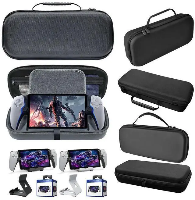 Main image of Travel Carrying Case Shockproof Hard Shell Carry Case Portable Protective Bag with Mesh Pocket for Portal Console
