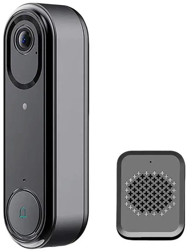 Alt view image 3 of 3 - Wireless Doorbell Camera 2-Way Audio Wireless Video Doorbell for Home Office