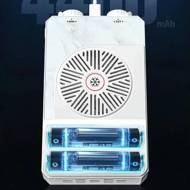 Alt view image 3 of 3 - 40W LED Camera Light 2800K-9000K Photography Lighting 4400mAh Rechargeable Portable Light Panel for Photography