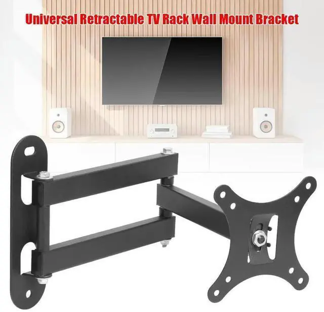 Alt view image 3 of 3 - Adjustable TV Wall Mount Bracket TV Frame Holder Stand Cold Rolled Steel Sheet Multi-function 17 to 32 inch LCD Monitor