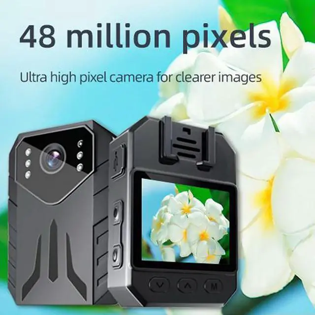 Alt view image 3 of 3 - 4K HD 1080P Mini Digital Camera Night Vision Video Recorder Site Enforcement Recorder Portable Camcorders for Law Enforcement