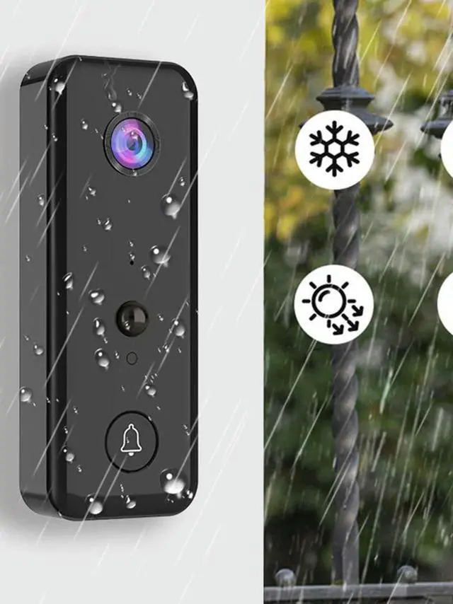 Main image of Wireless Video Doorbell 2-Way Audio Wireless Door Bell PIR Motion Detection for Home