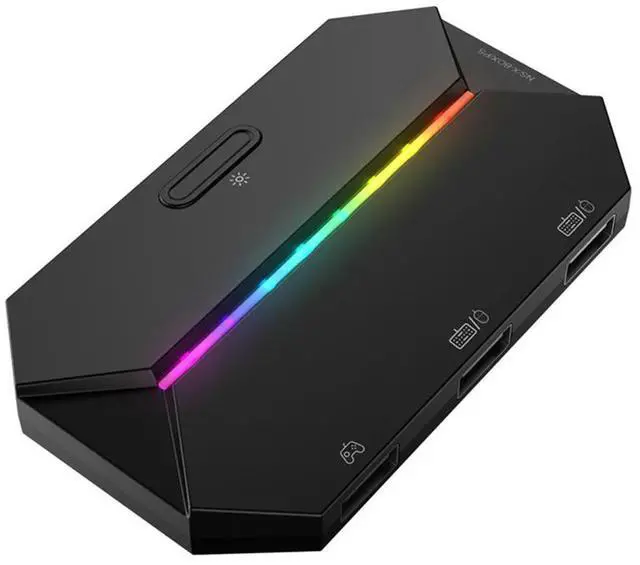 Alt view image 2 of 3 - G6L Enduring Practical Parts Components Gaming Keyboard Mouse Converter Portable Wired Mobile Controller Adapter