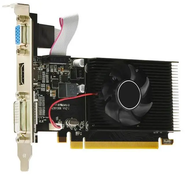 Main image of R5 230 2G Computer Graphics Card 64bit Desktop Graphics Card PCI-E 2GB GDDR3 for Daily Office Web Browsing Games