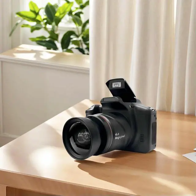 Alt view image 3 of 3 - 16MP Digital Camera with 2.4 Inch LCD Screen Vlogging Camera 16X Digital Zoom for Photography and Video