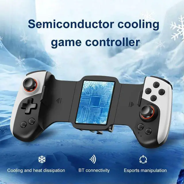 Alt view image 3 of 3 - 2 in 1 Wireless Mobile Gaming Controller Type C Cooling Cell Phone Gamepad Joystick 300mAh for Android Phone Switch PC