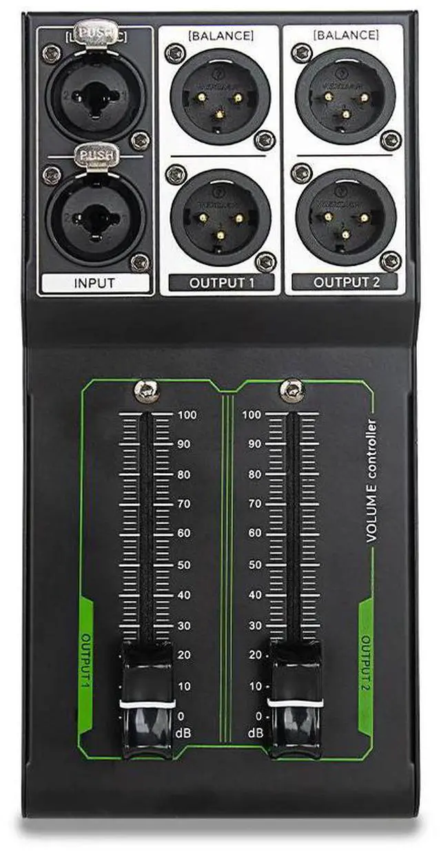 Alt view image 3 of 3 - Passive Volume Controller Passive Volume Control Stereo Input and Output Without Power Electronic Musical Instrument Accessories