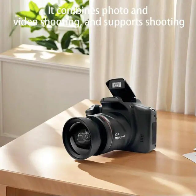 Alt view image 3 of 3 - 16MP Vlogging Camera with 2.4 Inch LCD Screen Video Camera 16X Digital Zoom Video Recorder for Photography and Video