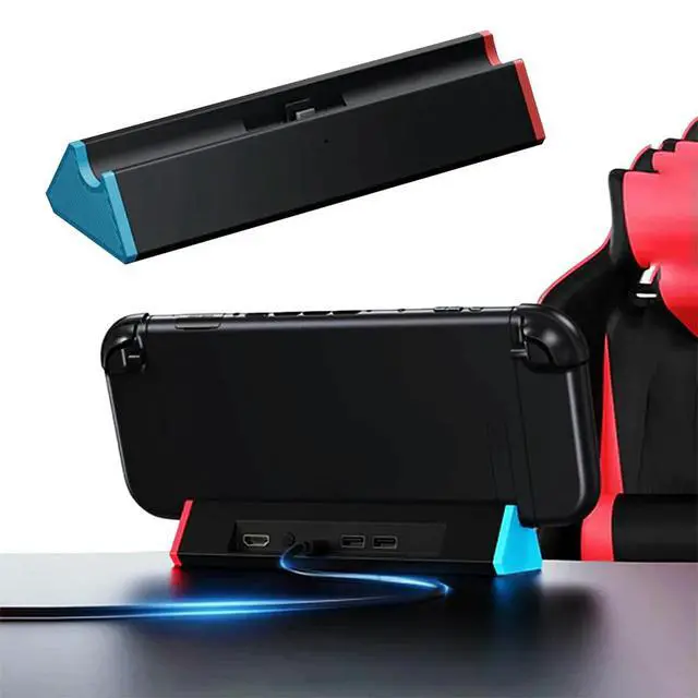 Alt view image 2 of 3 - TV Dock Station W/ 4K HDMI-compatible Output/Type C Port/USB Port Portable TV Docking Station for Nintendo Switch2 2025 Dock