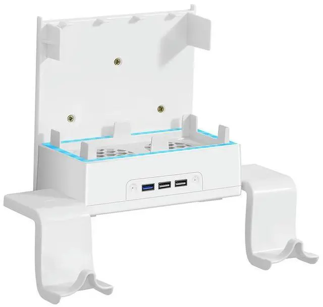 Main image of Vertical Stand Cooling Fan Base Game Handle Rack Dock Mount Supporter Cooling Base 7 Lighting Modes for XBOX Series S