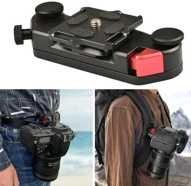 Main image of Camera Waist Belt Clip CNC Process Backpack Strap Mount Clamp Holder Aluminum Alloy Anti-shake Fast Switch Tool for SLR DSLR