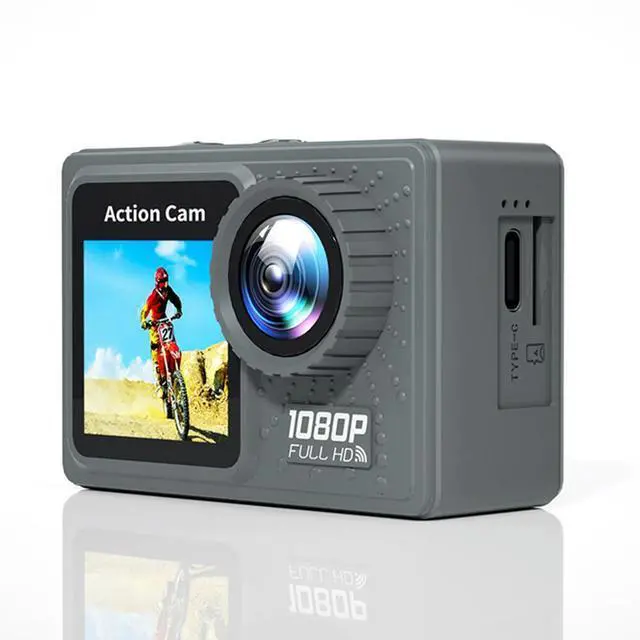 Main image of Action Camera 30m Waterproof Exercise Video Recorder 120° Wide Angle Underwater Camera with Accessories