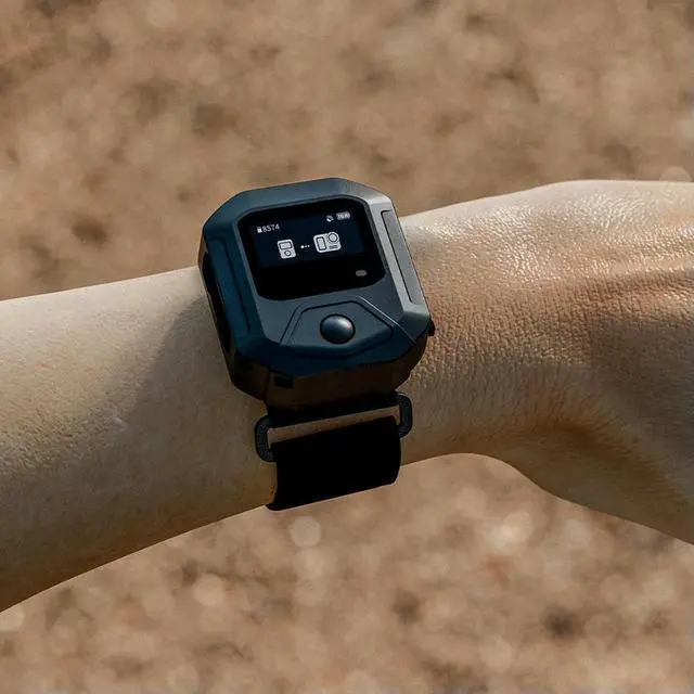 Alt view image 3 of 3 - Mini BT Remote Control with Wrist Strap Distance BT Controller BT5.0 Cycling Selfie Camera Control for Action Camera Accessories