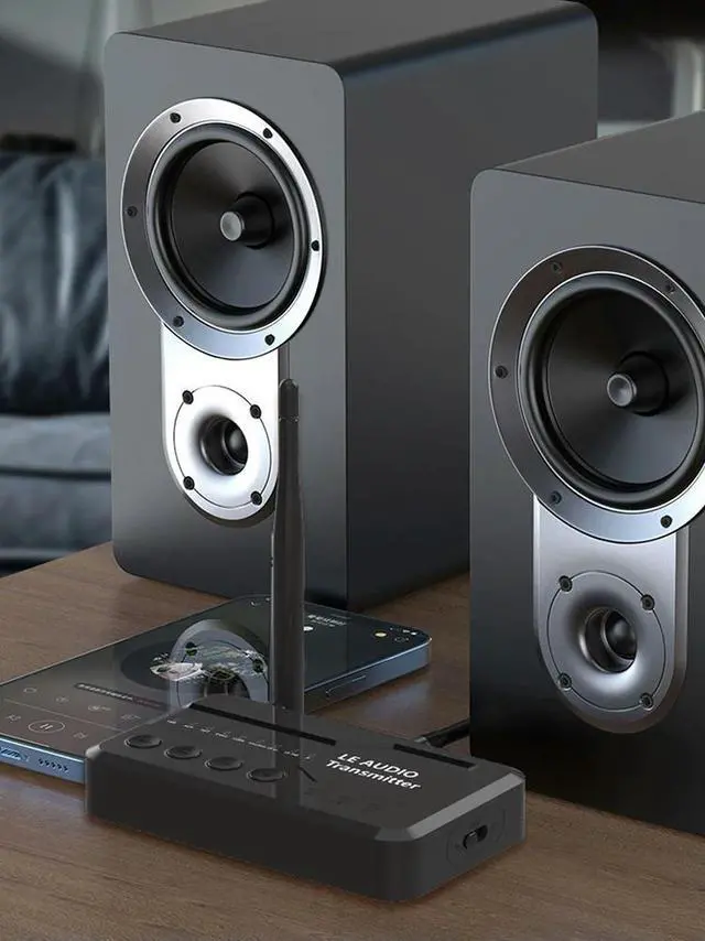 Main image of LE Audio Transmitter Bluetooth-Compatible 5.3 Wireless LE Audio Adapter Home Stereo Audio Transmitter Adapter for TV Headphons