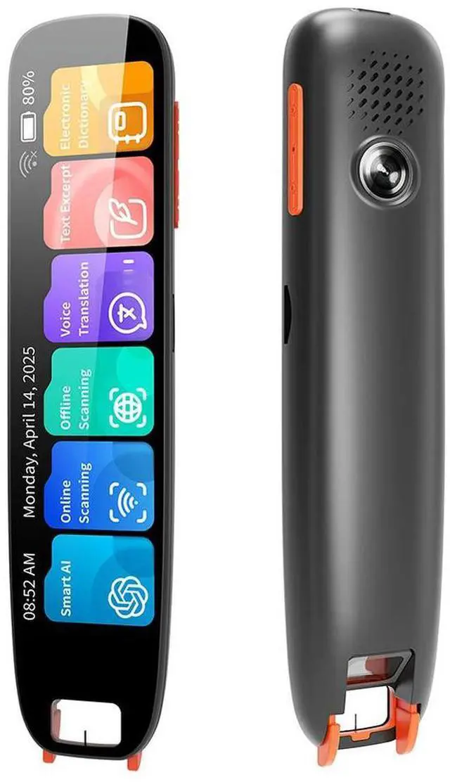Alt view image 2 of 3 - Multifunction Dictionary Pen 820mAh Offline Translation Pen 4.18 In Touch Screen Assistive Reading Pen Text Extract Reader Pen