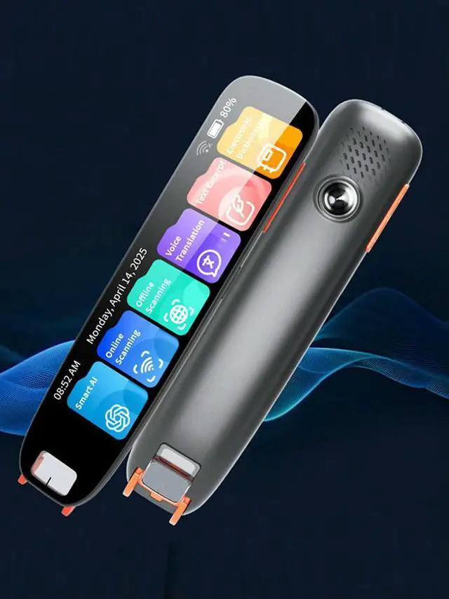 Main image of Multifunction Dictionary Pen 820mAh Offline Translation Pen 4.18 In Touch Screen Assistive Reading Pen Text Extract Reader Pen