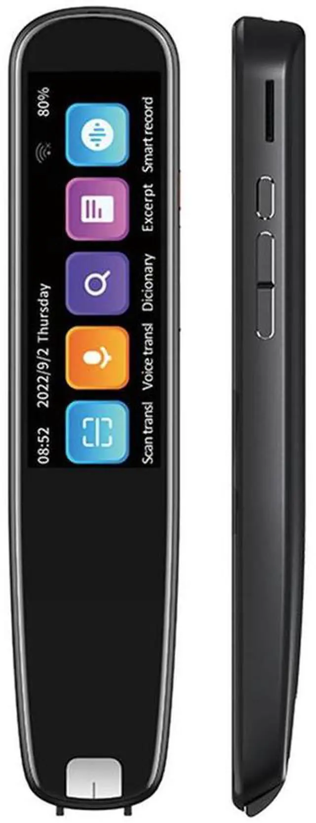 Alt view image 3 of 3 - S7 Scan Reader Pen Rechargeable Multifunction Dictionary Pen Touch Screen Business Dictionary Pen for Multilingual Translation