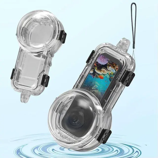 Alt view image 2 of 3 - Dive Housing 60m Waterproof Dive Case Anti Scratch Underwater Protector for Insta 360 X5 Camera Accessories
