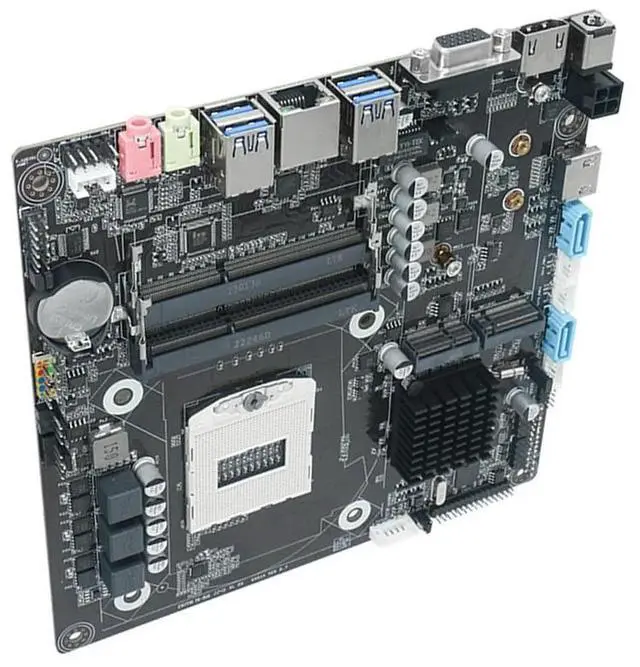 Main image of HM87 Computer Motherboard Dual Channal DDR3 1600MHz LGA946 Desktop Motherboard USB3.0 SATA M.2 Nvme M PCI Express 1000Mbps LAN