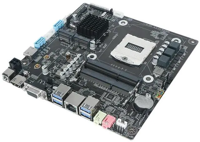 Alt view image 2 of 3 - HM87 Computer Motherboard Dual Channal DDR3 1600MHz LGA946 Desktop Motherboard USB3.0 SATA M.2 Nvme M PCI Express 1000Mbps LAN