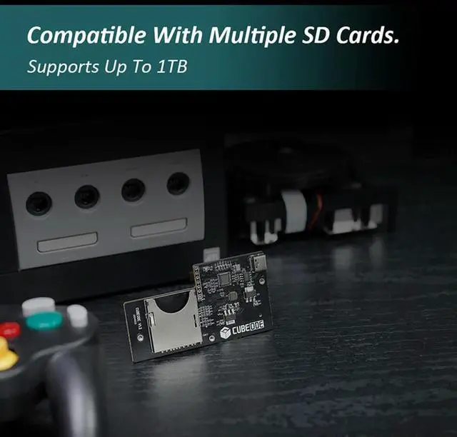 Alt view image 3 of 3 - CUBEODE V1.2 Optical Drive Emulator Upgraded Plug and Play GC Loder No SD2SP2/SDGecko Required for NGC GameCube DOL-001&DOL-101