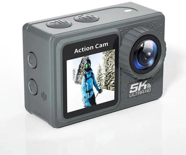 Alt view image 2 of 3 - 5K 4K 60FPS Action Camera Anti-shake Sport Camera 170° Wide Angle Diving Mini DV Camera 30m Waterproof with Remote Control