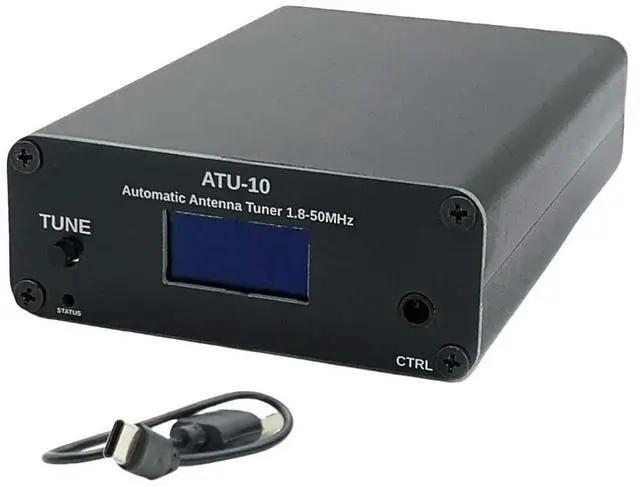 Main image of ATU-10 ATU10 QRP Antenna Tuner 1.8-50MHz Automatic Antenna Tuner 0.91 Inch OLED Display