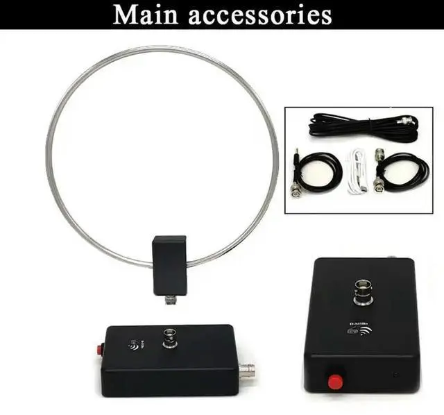 Alt view image 3 of 3 - Circular Antenna 10KHz-159MHz Donut Antenna HF Active Loop Antenna Small Loop Shortwave Antenna for GA800 Radio Indoor Use