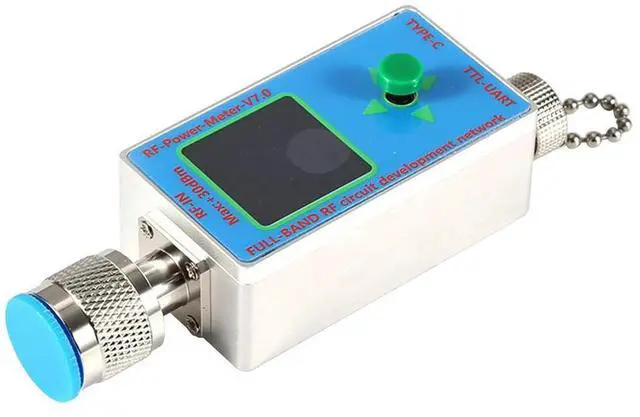 Alt view image 2 of 3 - V7.0 RF Power Meter 10Ghz RF Power Meter Set 30Dbm Max Input Power Meter Tester USB-C Port RF Power Measurement