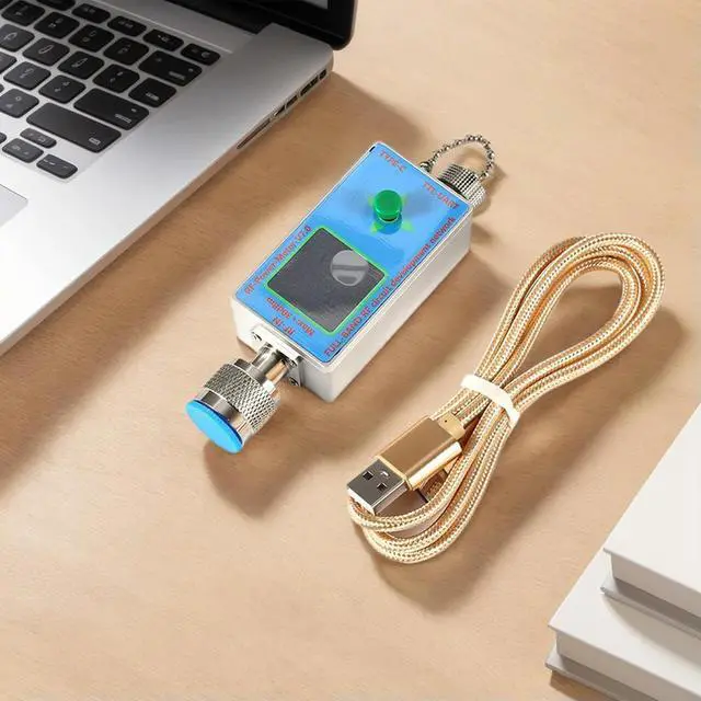 Alt view image 3 of 3 - V7.0 RF Power Meter 10Ghz RF Power Meter Set 30Dbm Max Input Power Meter Tester USB-C Port RF Power Measurement