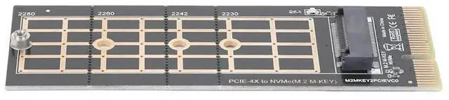 Main image of PCI-E to M.2 Convert Adapter NVMe SSD Adaptor Card PCI-E 3.0 X4 to NVMe M.2 Adapter Support 2230 2242 2260 2280 SSD