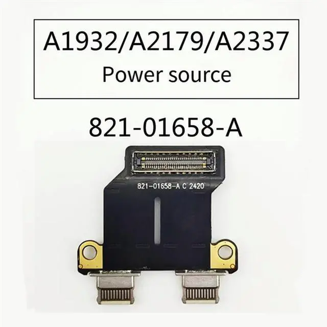 Alt view image 3 of 4 - DC Power Jack I/O USB-C Board Flex Cable Replacement For Air 13Inch A2337 A2179 A1932 820-01161-A 821-01658-A