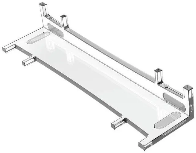 Alt view image 4 of 4 - For PS5 Slim Horizontal Console Stand Base Stand Holder Transparent Host Rack Holder for 5 Slim Disc&Digital Edition