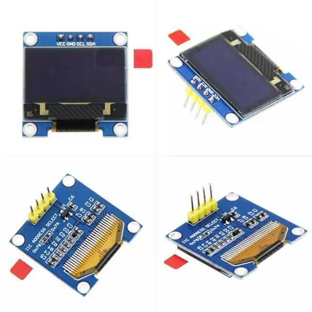 Alt view image 2 of 4 - For Raspberry Pi 0.96 Inch OLED I2C SSD 4Pin Module with Case LCD Screen Display CPU Temperature for STM32