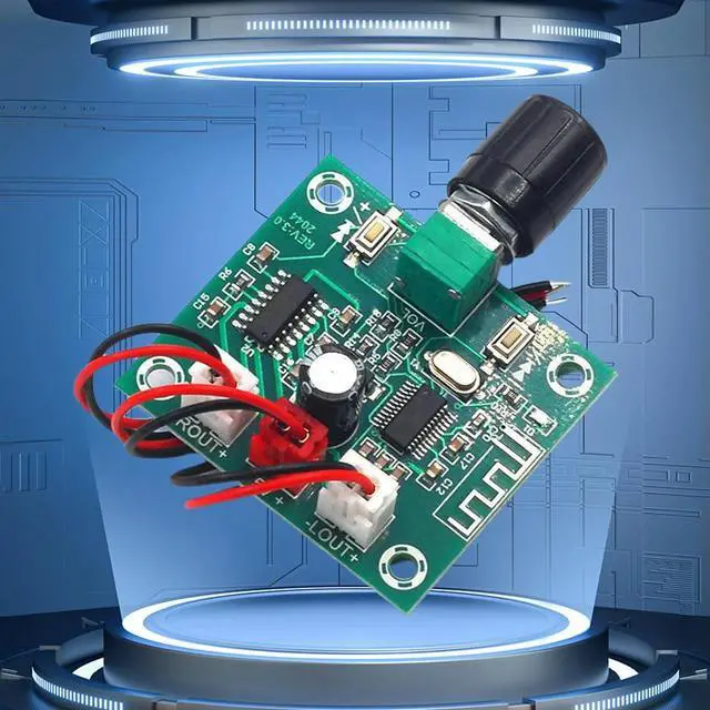Alt view image 3 of 4 - PAM8403 Audio Power Amplifier Board 2x5W Bluetooth-compatible 5.0 DIY Wireless Speaker Amplifier Board DC5V 2 Channel
