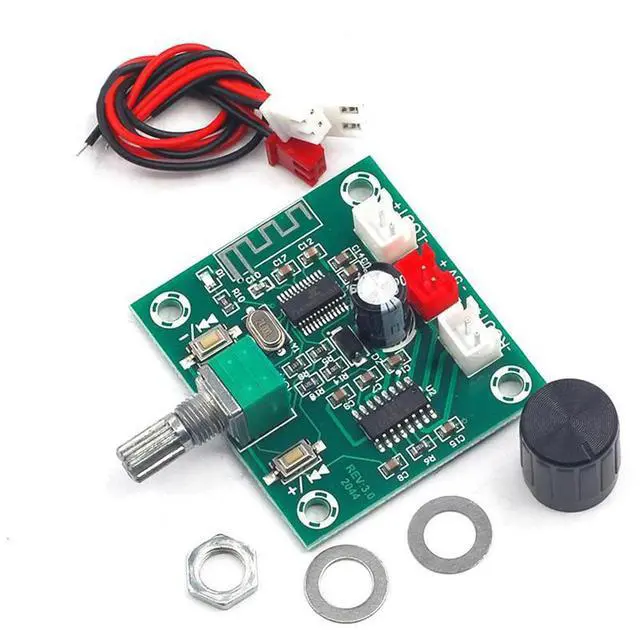 Alt view image 4 of 4 - PAM8403 Audio Power Amplifier Board 2x5W Bluetooth-compatible 5.0 DIY Wireless Speaker Amplifier Board DC5V 2 Channel