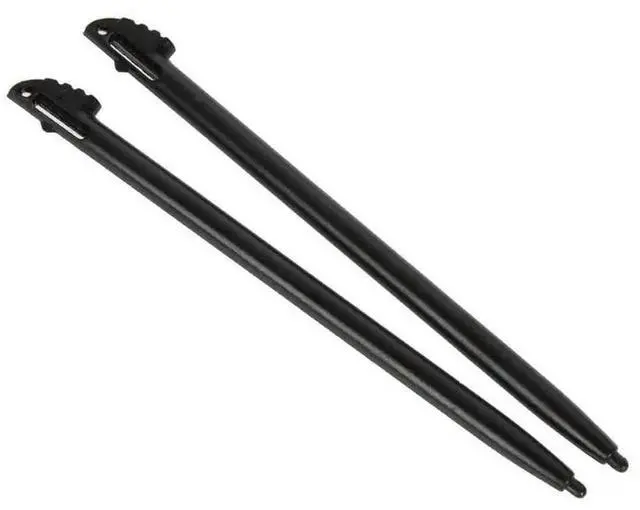 Alt view image 2 of 4 - 2pcs/pack Black Plastic Touch Screen Stylus Pen Gaming Touching Pencil for Nintendo 3DS N3DS XL LL Gaming Accessories