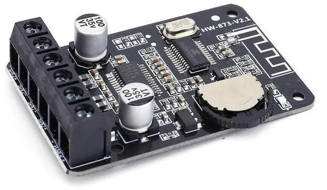 Alt view image 4 of 4 - Bluetooth-compatible Audio Power Amplifier Board 10W 15W 20W Digital Amplifier Sound Board DC8-24V for Audio Stereo