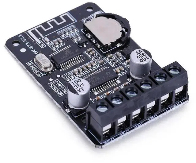 Alt view image 2 of 4 - Bluetooth-compatible Audio Power Amplifier Board 10W 15W 20W Digital Amplifier Sound Board DC8-24V for Audio Stereo