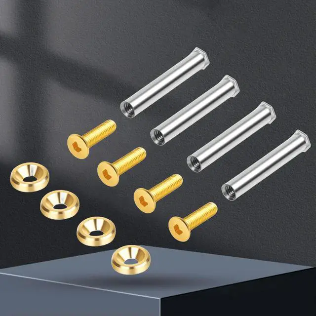 Alt view image 4 of 4 - 4pcs Chassis Fan Screws Enhanced Stability Fixing Chassis Fan Screws Quieter Operation Not Hurt Fan Double Fixed for PC Case Fan