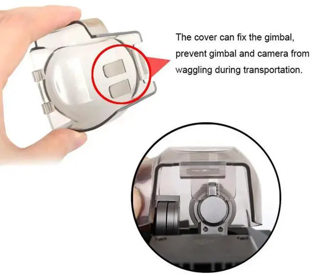 Alt view image 4 of 4 - Gimbal Camera Protective Cover Lens Cap for MAVIC PRO Platinum Gimbal Locks Guard for MAVIC PRO Drone Dropshipping